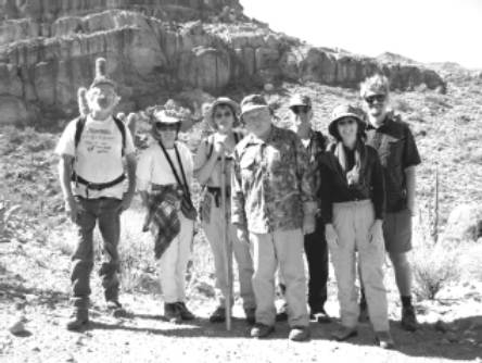 Sierra Club Grand Canyon Chapter Wilderness Committee. Photo by Alex Stewart.