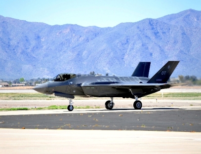 The F-35 fighter jet will train out of Luke Air Force Base, over the Barry M. Golderwater Range and the public lands that surround it.  Photo: U.S. Air Force