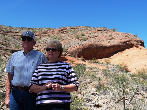Roy and Ella Pierpoint want to see Red Rock Canyon protected as wilderness. Photo: Mike Quigley